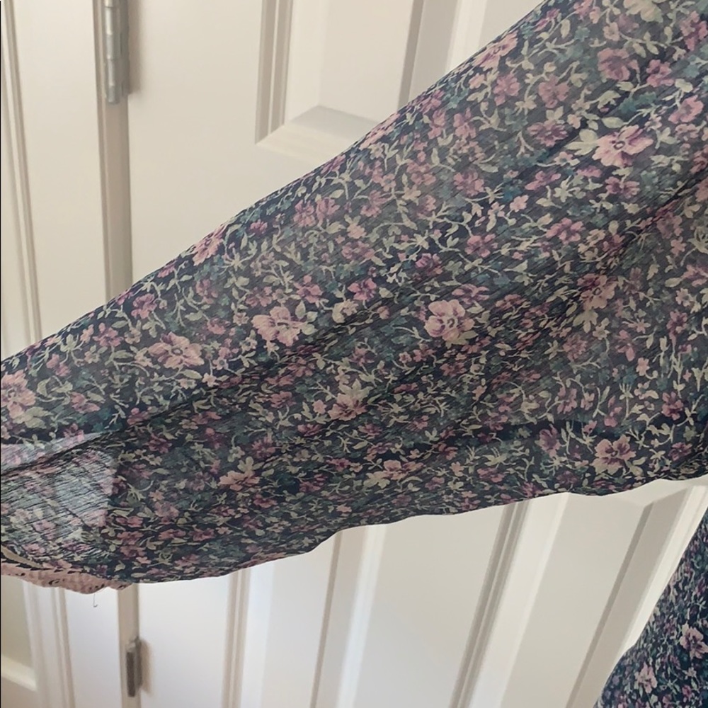 Joie silk floral and paisley print dress - Picture 3 of 7